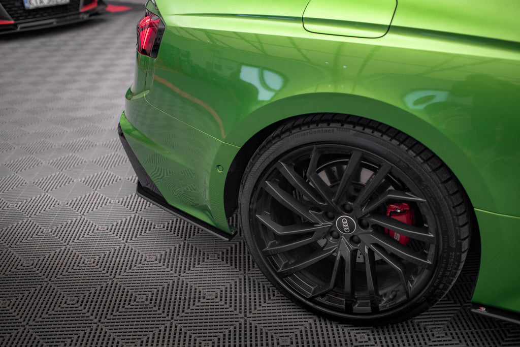 Street pro rear side splitters audi rs5 f5 facelift