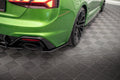 Street pro rear side splitters audi rs5 f5 facelift