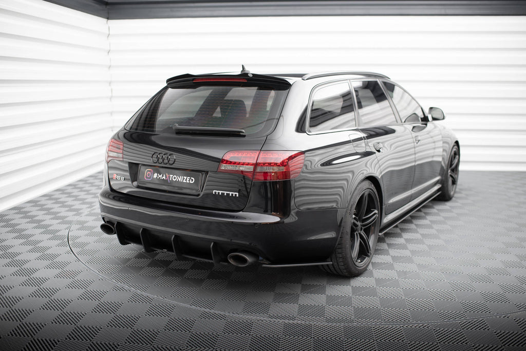 Street pro rear side splitters audi rs6 avant c6