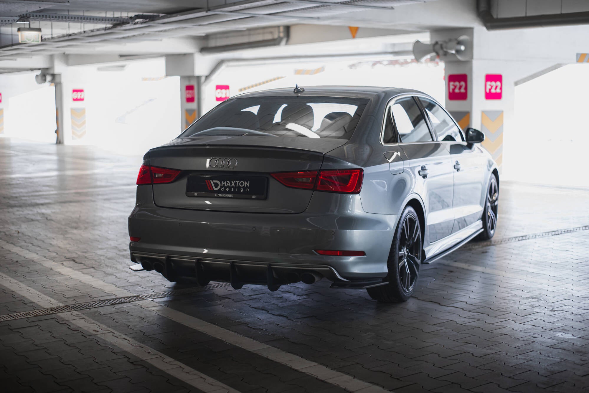 Street Pro bagside Splitters Audi S3 siden 8v