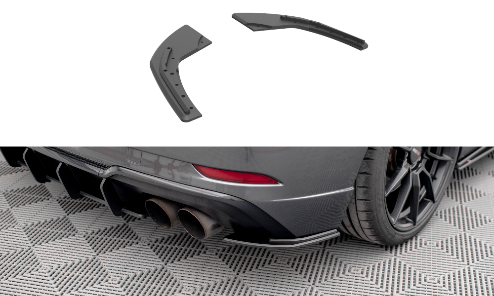 Street Pro bagside Splitters Audi S3 Sportback 8v ansigtsløftning