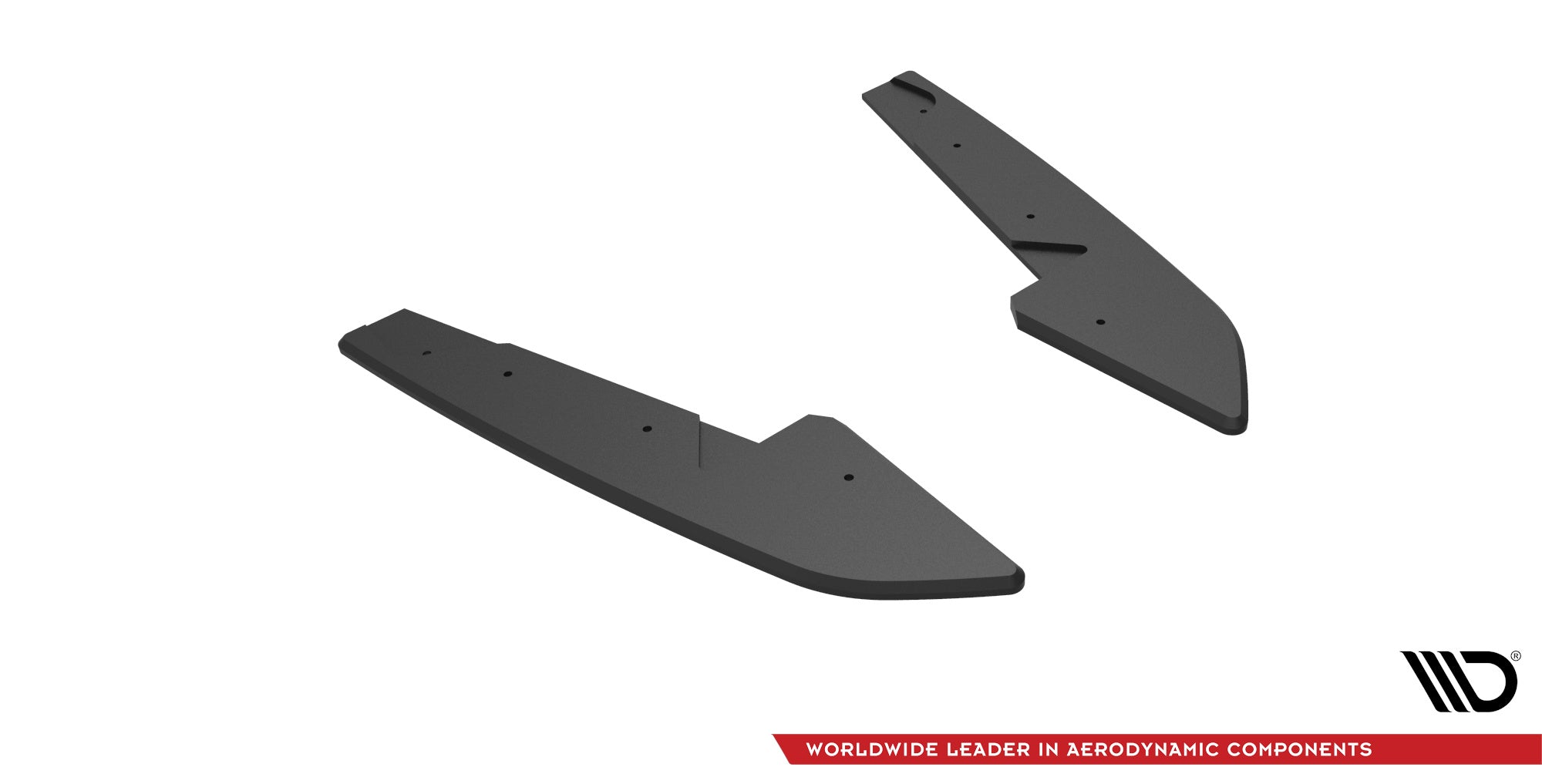 Street pro rear side splitters audi s5 coupe / sportback f5