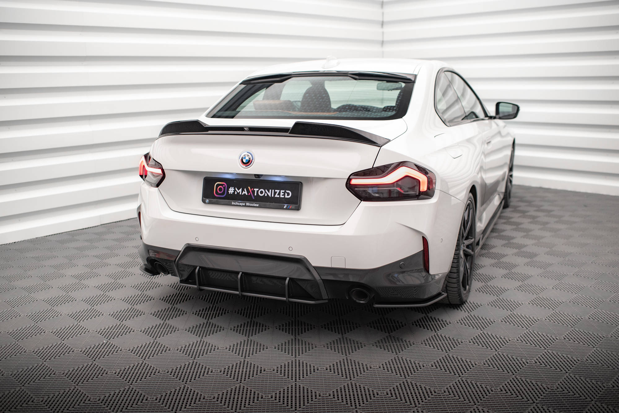 Street pro rear side splitters bmw 2 coupe m-pack g42