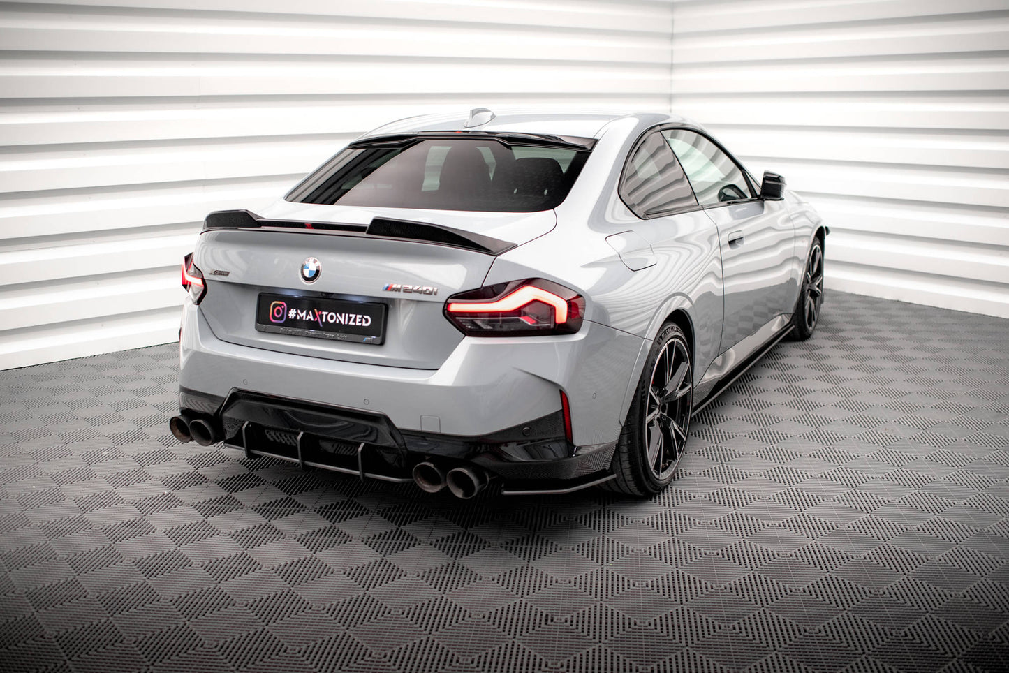 Street pro rear side splitters bmw 2 coupe m240i g42