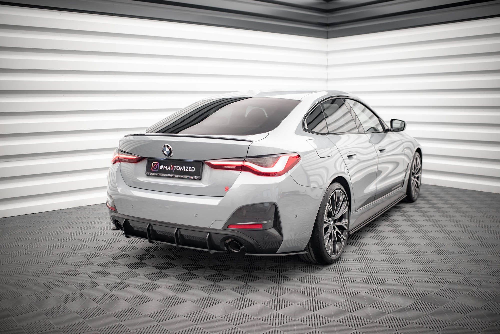 Street pro rear side splitters bmw 4 gran coupe m-pack g26