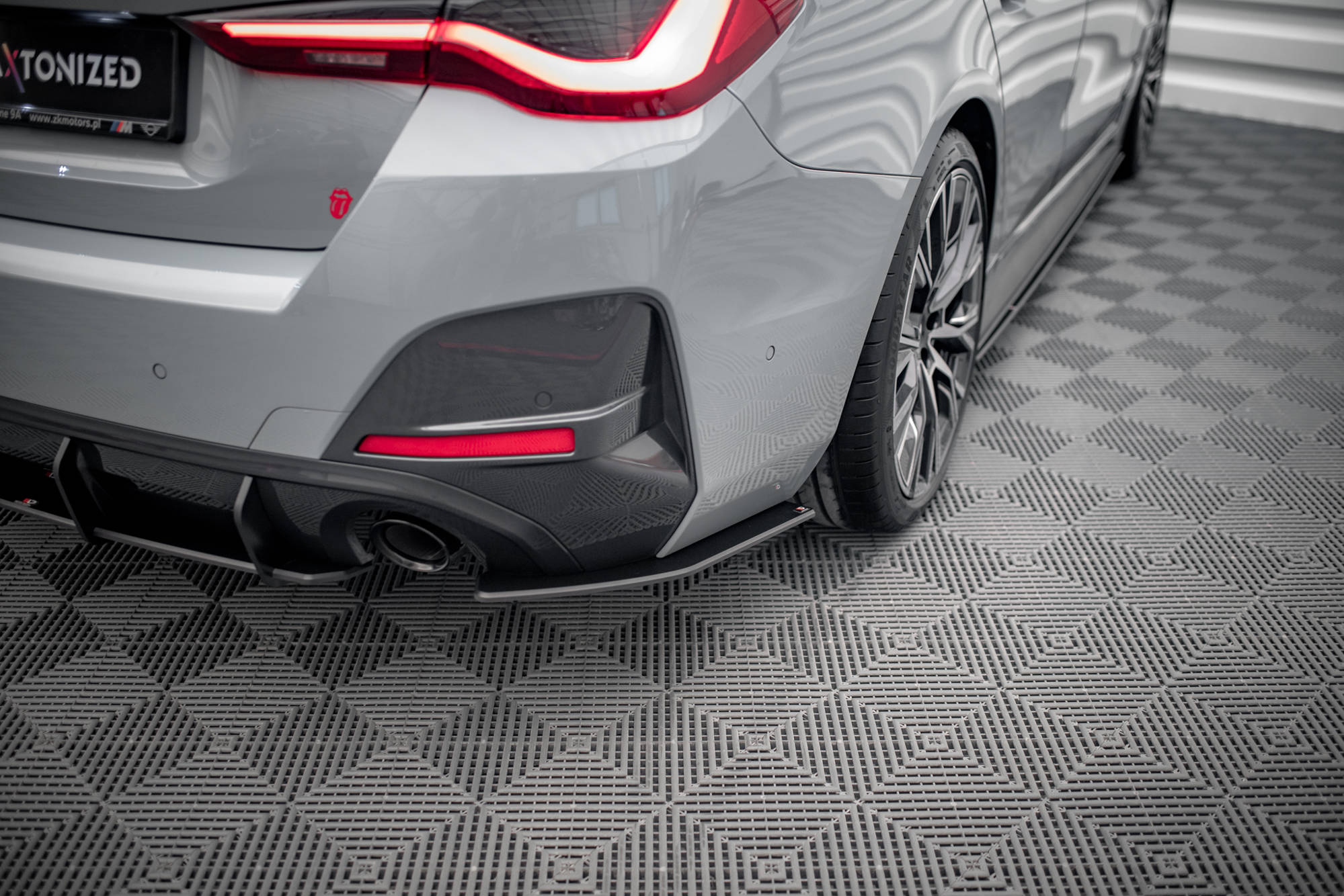 Street pro rear side splitters bmw 4 gran coupe m-pack g26