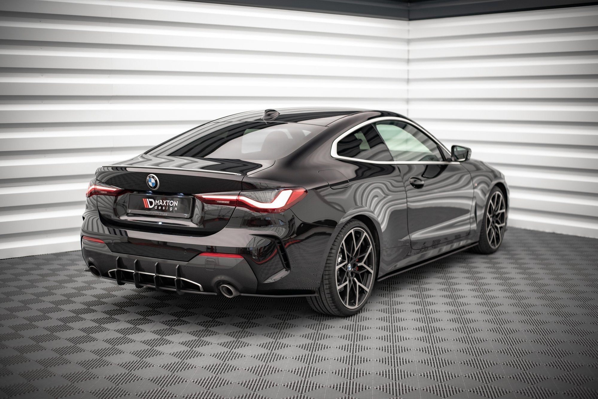 Street pro rear side splitters bmw 4 m-pack g22 / g23 / g22 facelift / g23 facelift