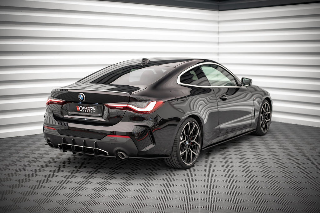 Street pro rear side splitters bmw 4 m-pack g22 / g23 / g22 facelift / g23 facelift