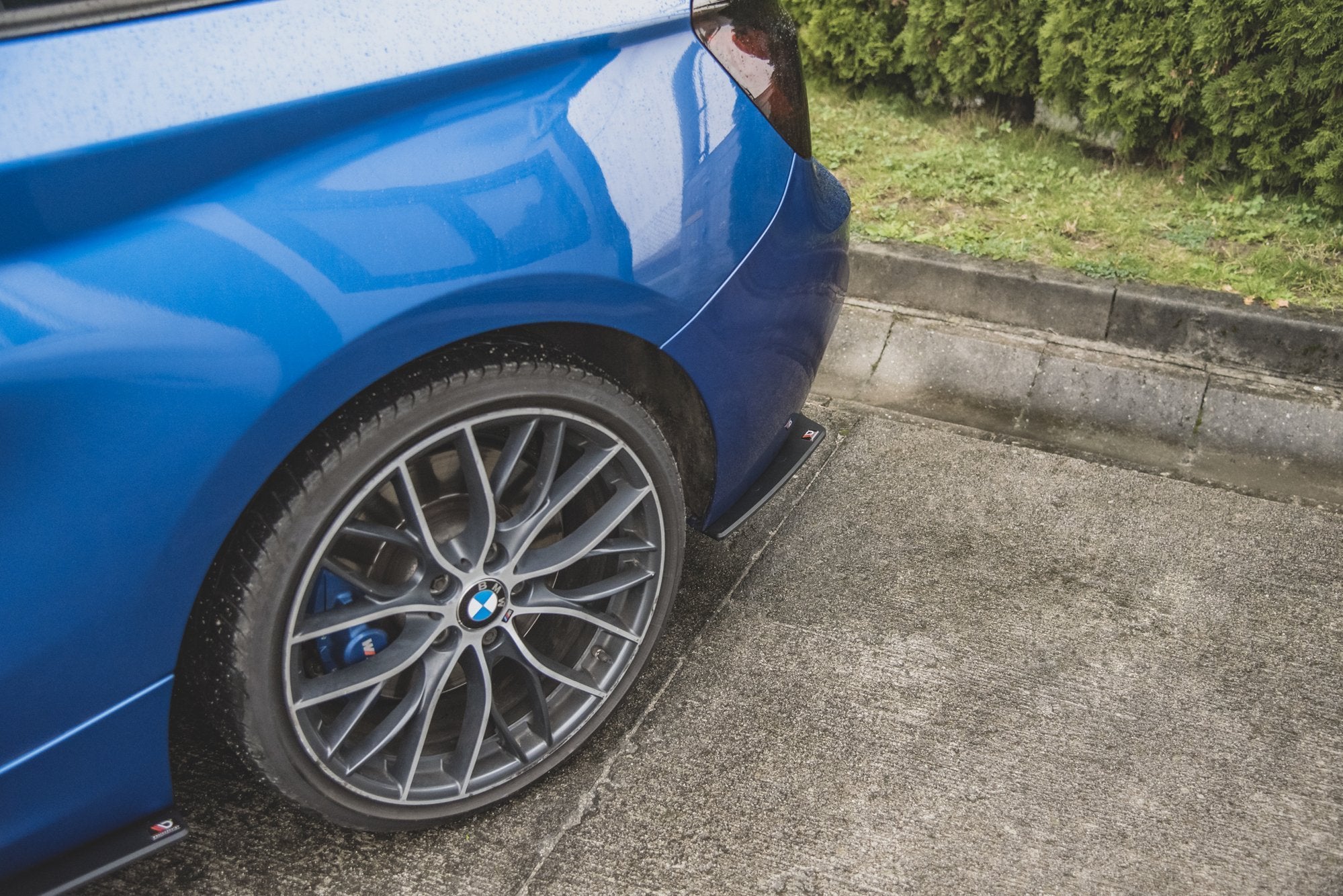 Street pro rear side splitters bmw m135i f20