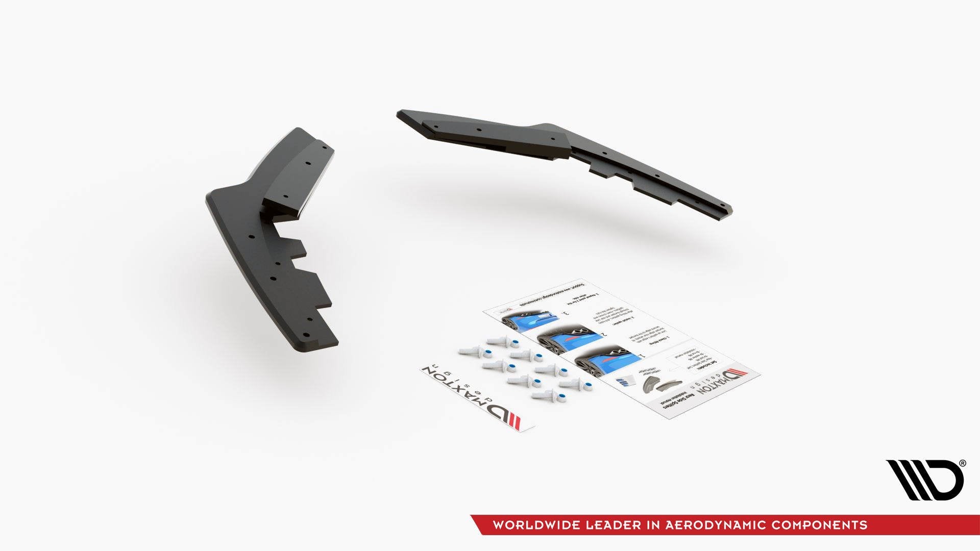 Street pro rear side splitters bmw m135i f20