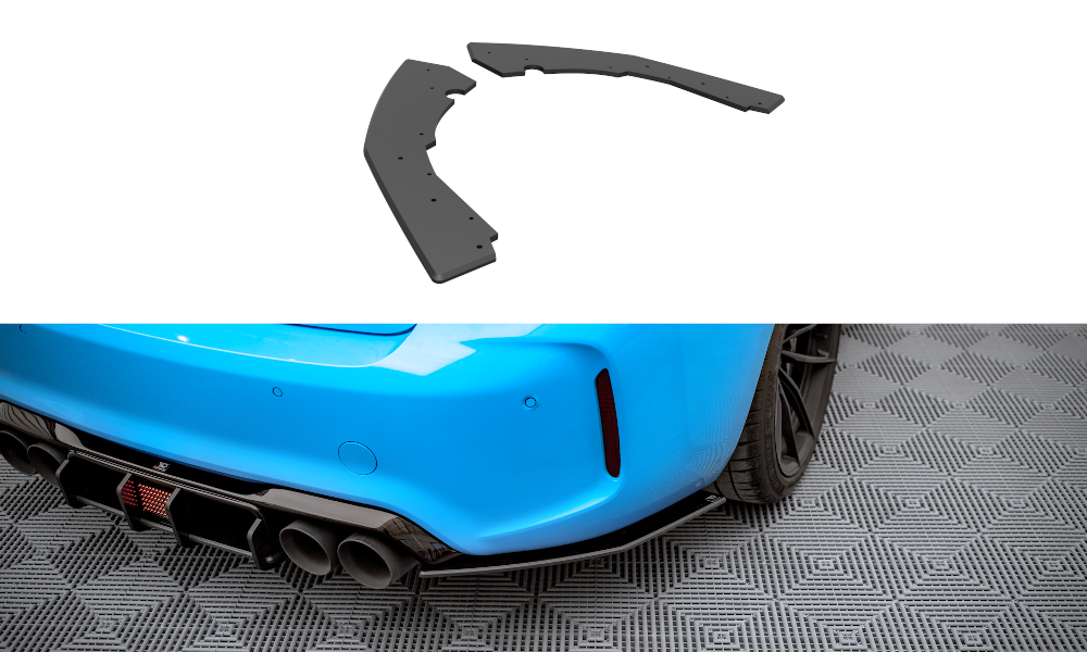 Street pro rear side splitters bmw m2 f87