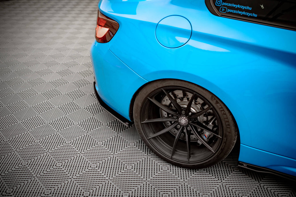 Street pro rear side splitters bmw m2 f87