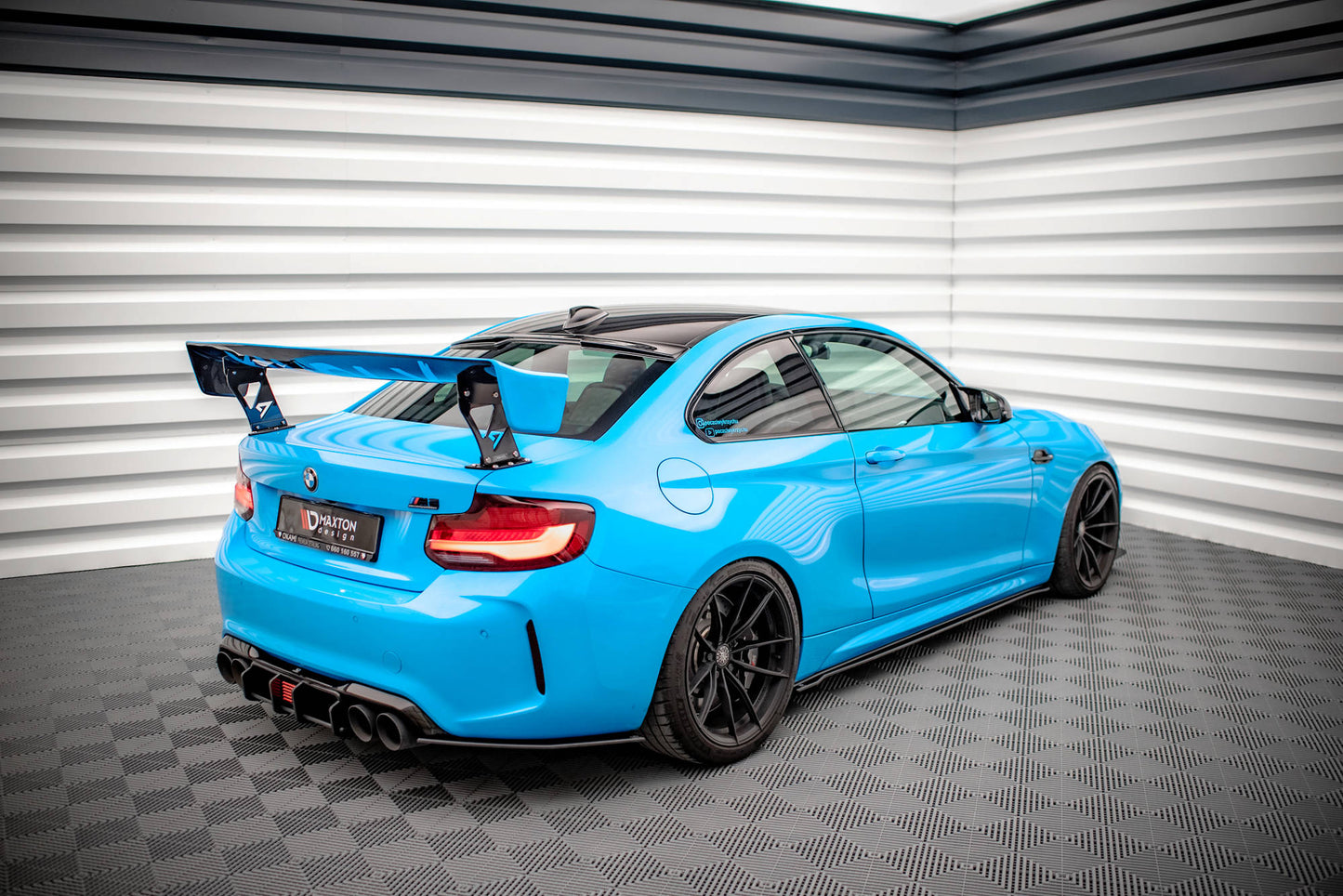 Street pro rear side splitters bmw m2 f87