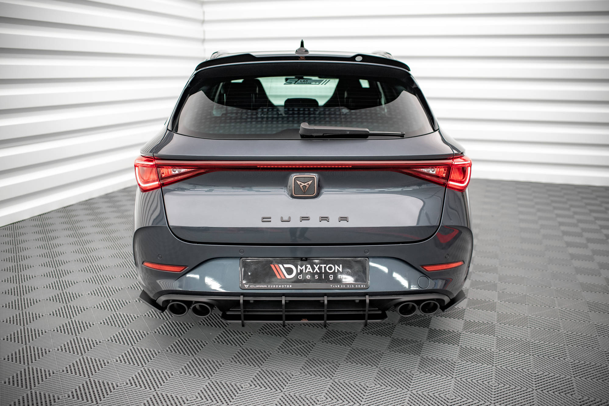 Street pro rear side splitters cupra leon st mk1