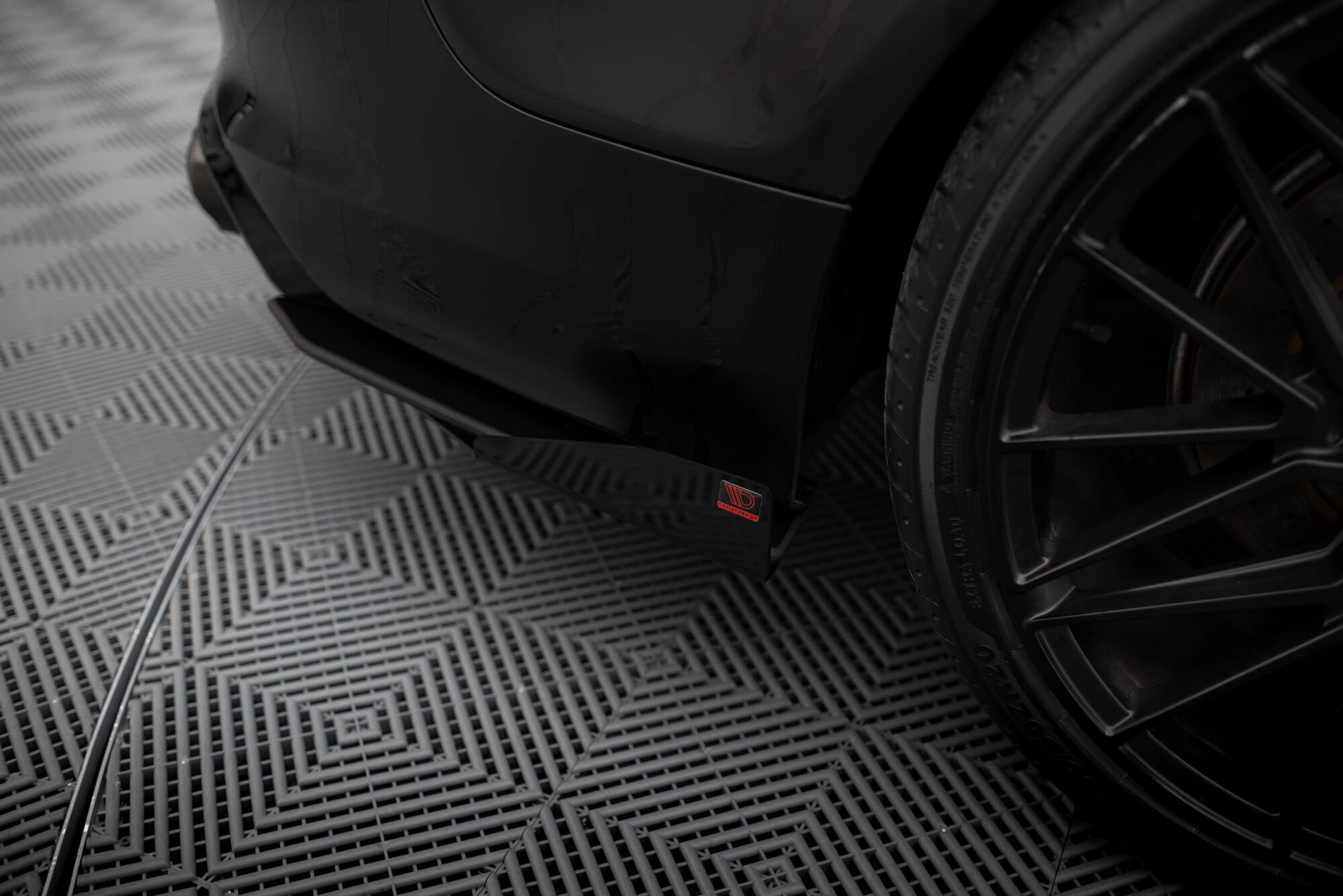 Street pro rear side splitters + flaps audi a7 s-line c7