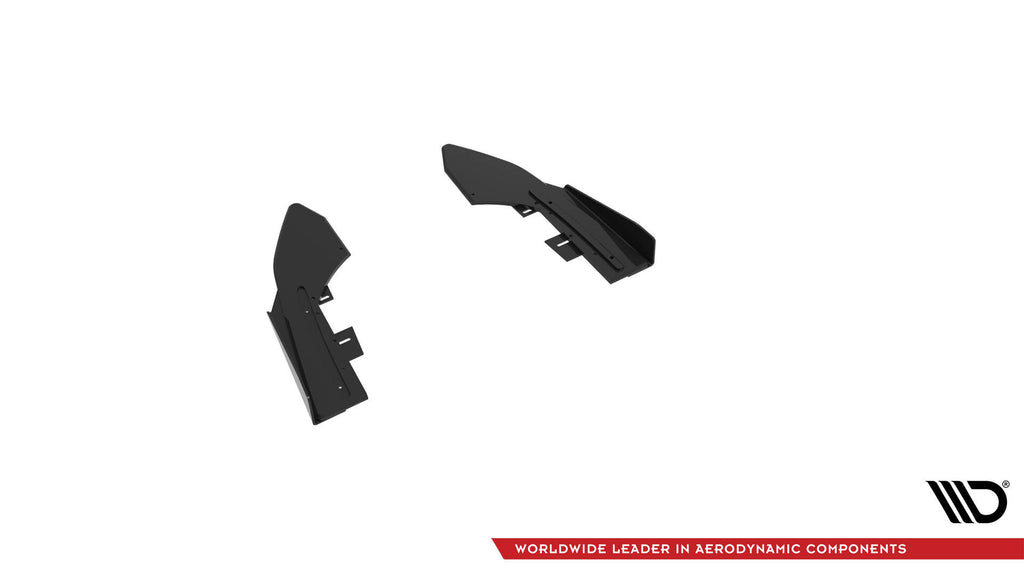 Street pro rear side splitters + flaps audi rs3 sedan 8v facelift
