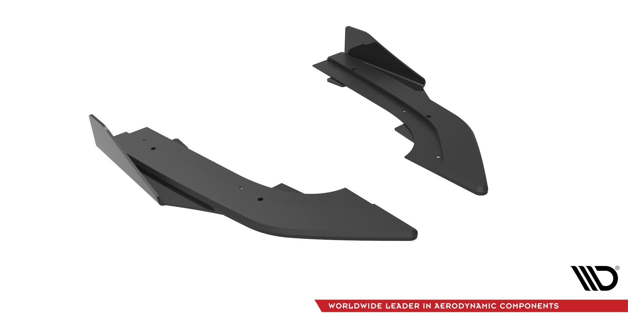 Street pro rear side splitters + flaps audi rs3 sedan 8y