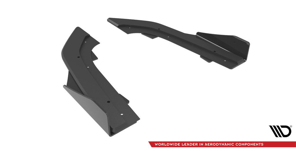 Street pro rear side splitters + flaps audi rs3 sedan 8y