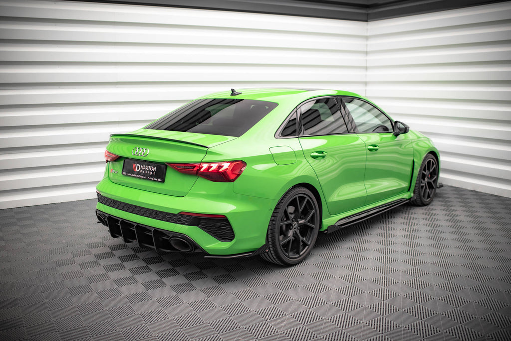 Street pro rear side splitters + flaps audi rs3 sedan 8y