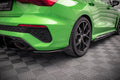 Street pro baksidesplitter + klaffer audi rs3 sedan 8y