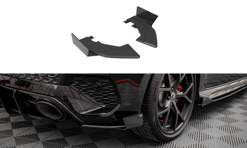 Street Pro bagside Splitters + flapper Audi RS3 Sportback 8y