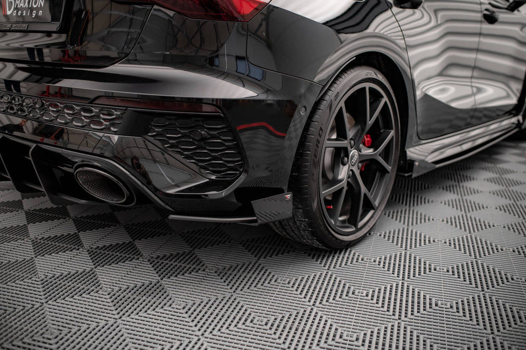 Street pro sidesplittere bak + klaffer audi rs3 sportback 8y