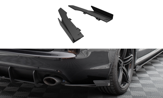 Street pro rear side splitters + flaps audi rs6 avant c6