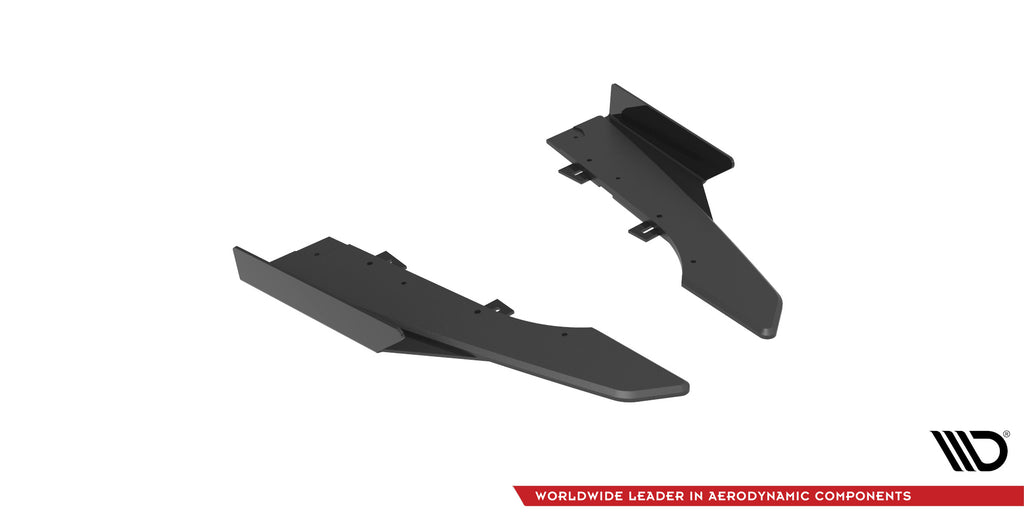 Street pro rear side splitters + flaps audi rs6 avant c6