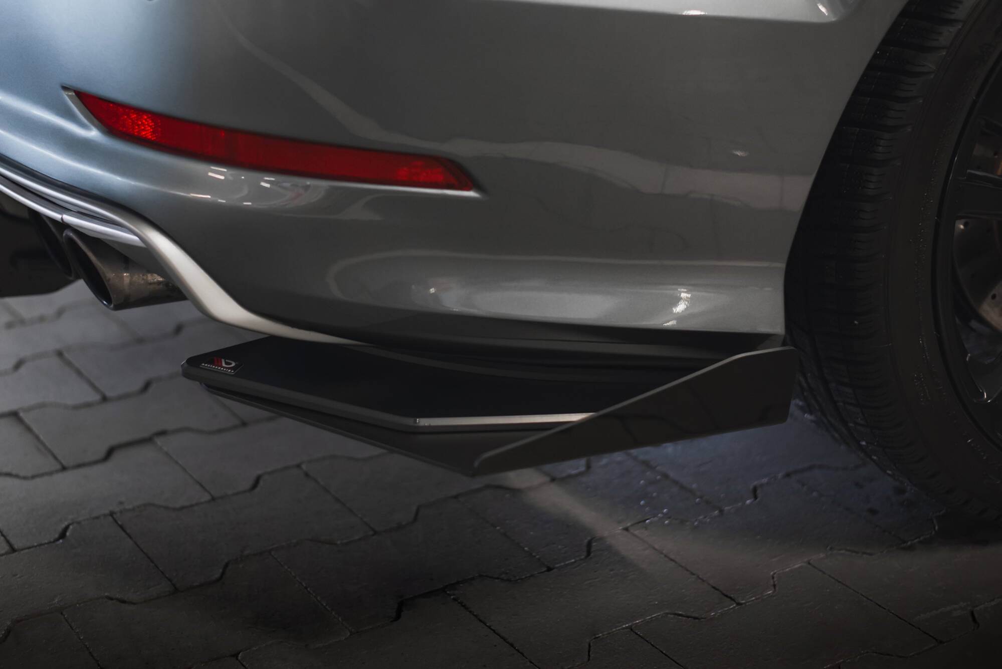 Street pro rear side splitters + flaps audi s3 sedan 8v