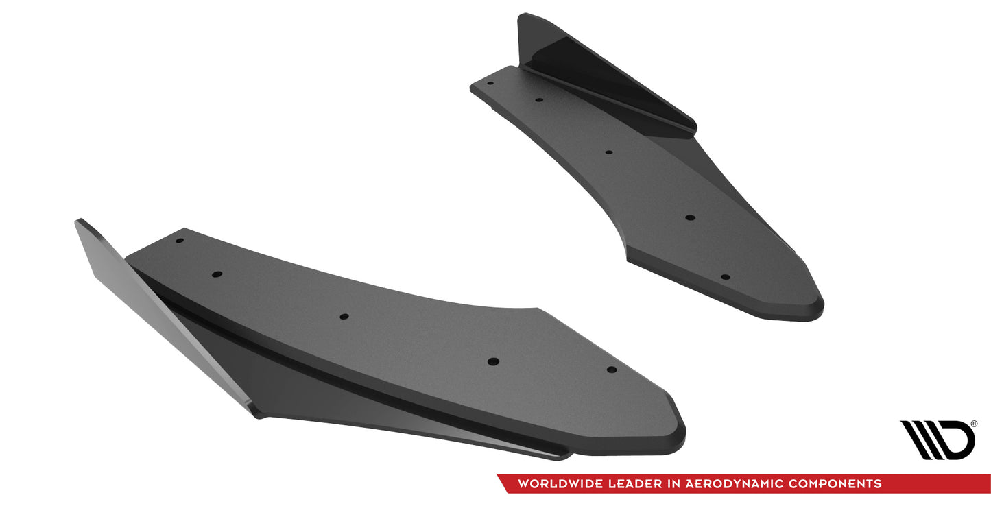 Street pro rear side splitters + flaps audi s3 sedan 8y