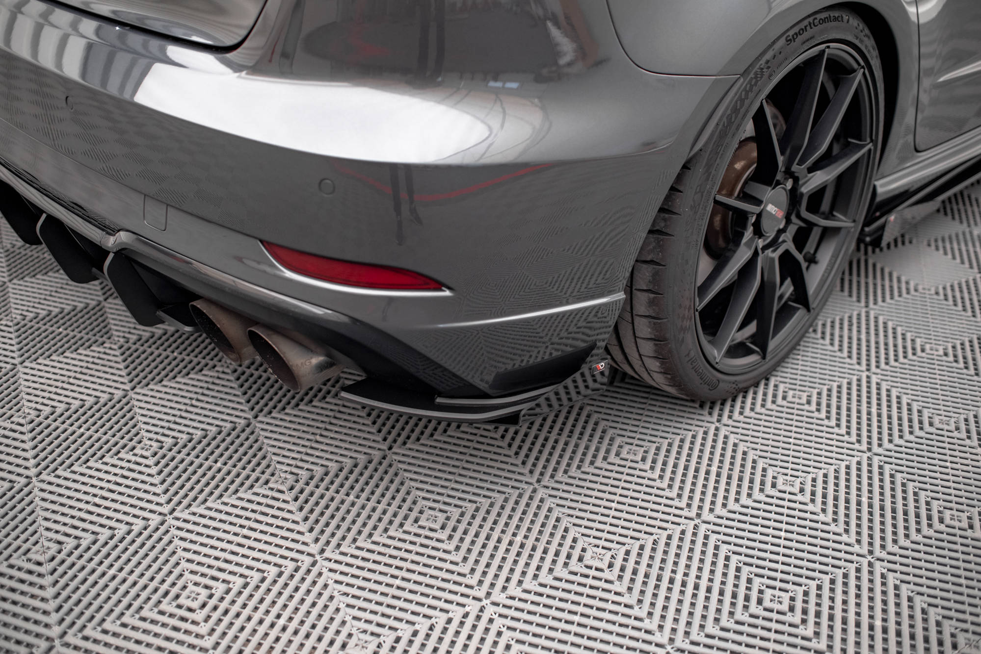 Street pro rear side splitters + flaps audi s3 sportback 8v facelift