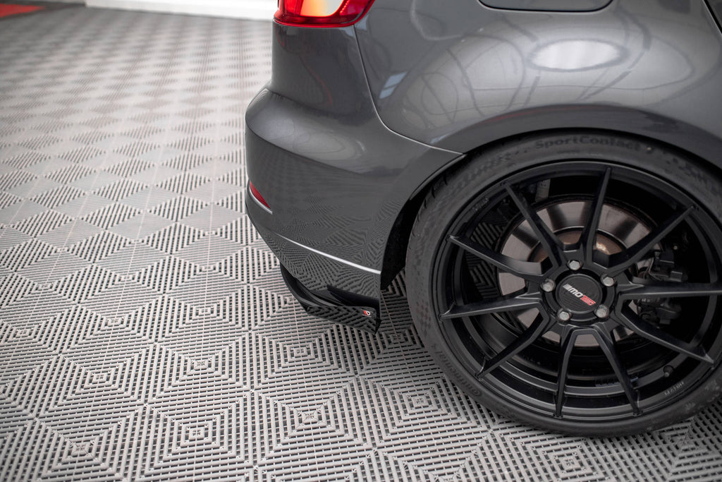 Street pro rear side splitters + flaps audi s3 sportback 8v facelift