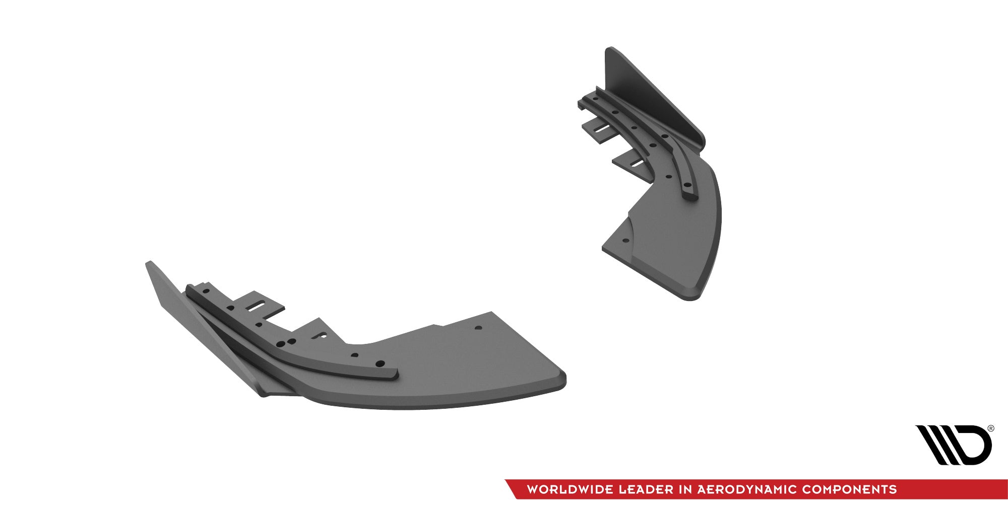 Street pro rear side splitters + flaps audi s3 sportback 8v facelift