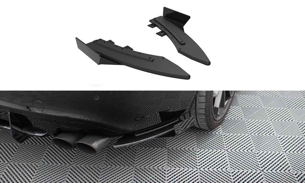 Street pro rear side splitters + flaps audi s5 / a5 s-line coupe / cabriolet 8t