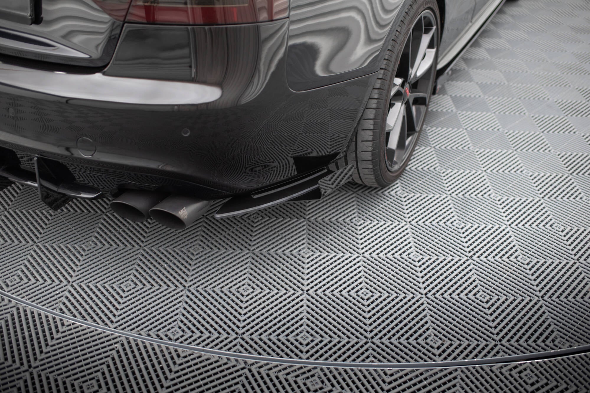 Street pro rear side splitters + flaps audi s5 / a5 s-line coupe / cabriolet 8t