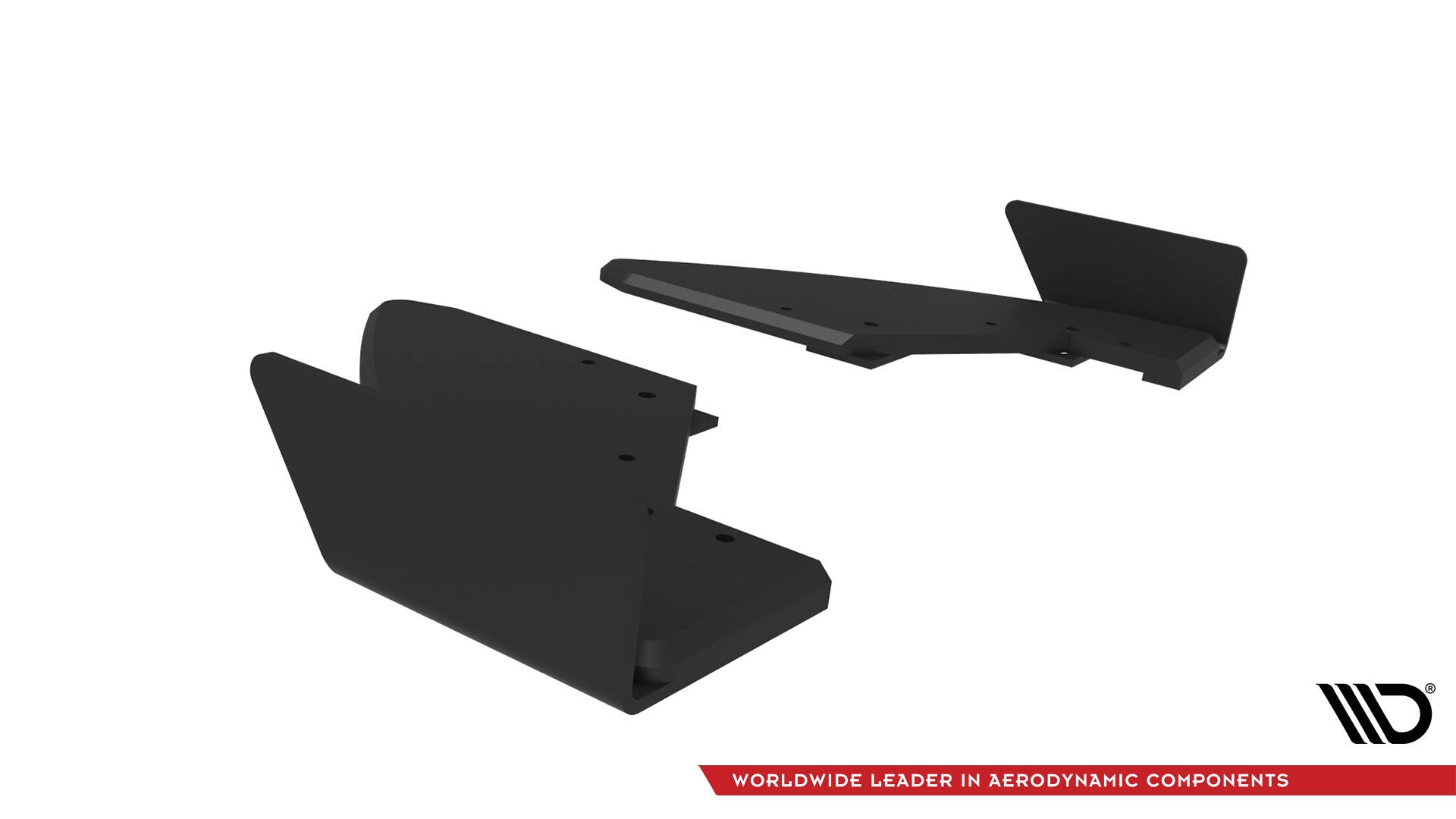 Street pro rear side splitters + flaps audi tt s 8s facelift
