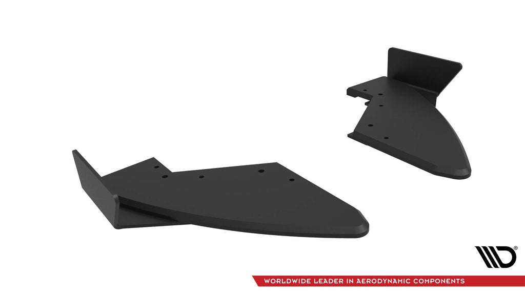 Street pro rear side splitters + flaps audi tt s 8s facelift