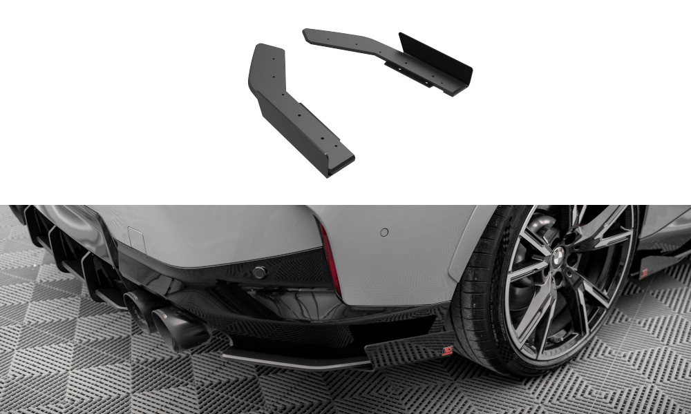 Street pro rear side splitters + flaps bmw 2 coupe m240i g42