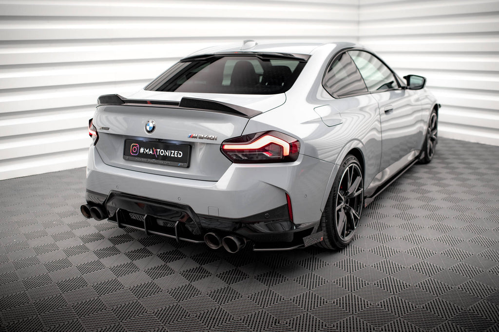Street pro rear side splitters + flaps bmw 2 coupe m240i g42