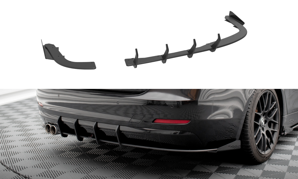 Street Pro bagside Splitters + flapper BMW 4 Gran Coupe F36