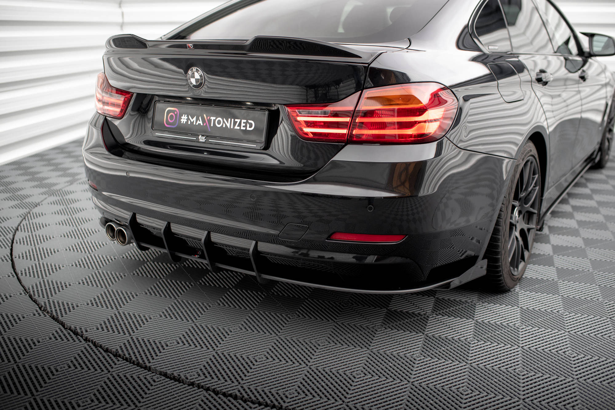 Street Pro bagside Splitters + flapper BMW 4 Gran Coupe F36