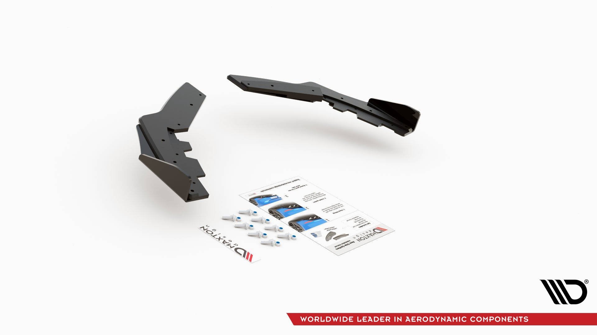 Street pro rear side splitters + flaps bmw m135i f20