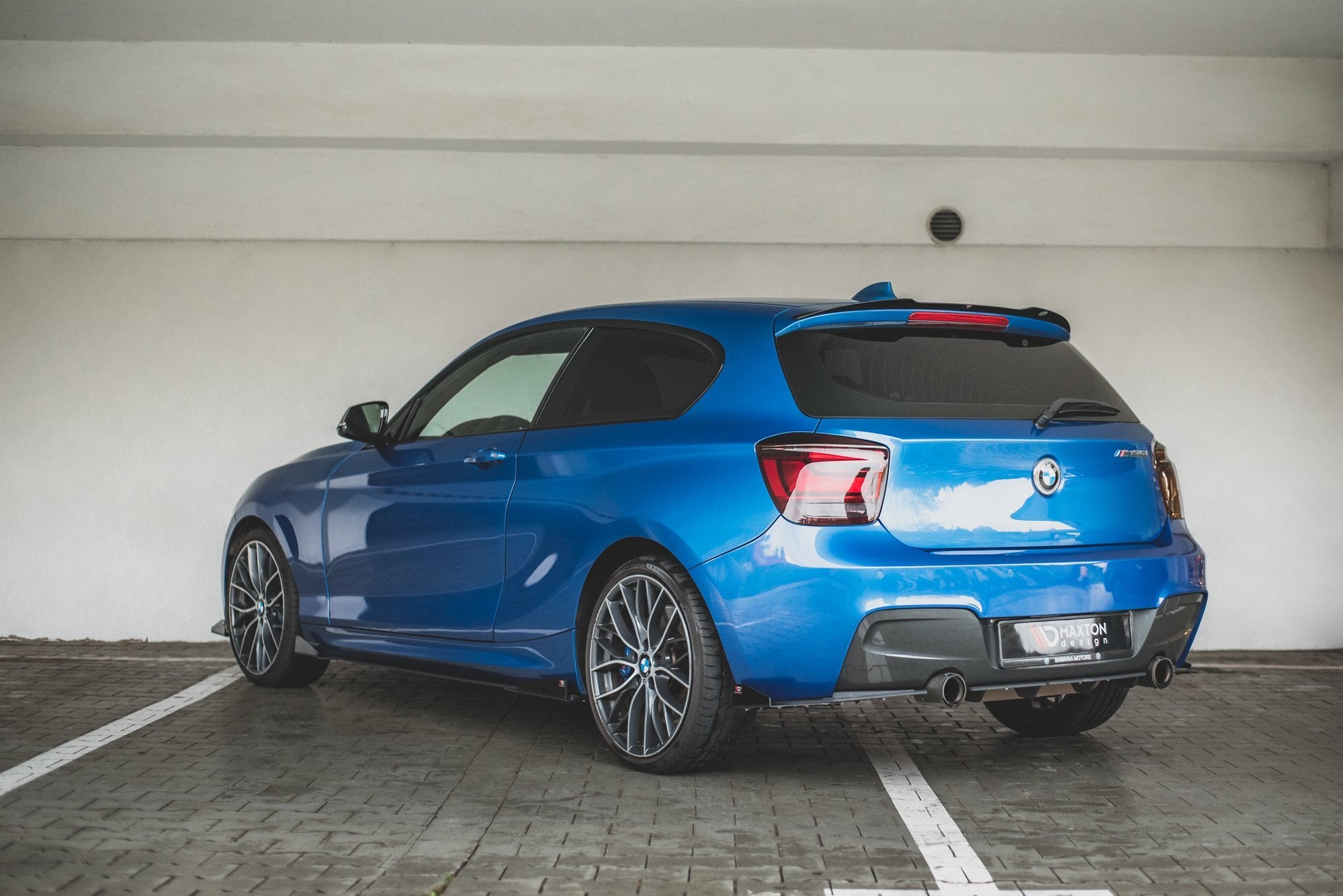 Street pro rear side splitters + flaps bmw m135i f20
