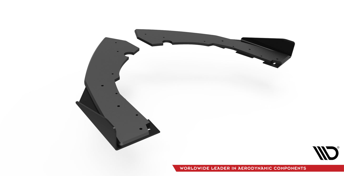 Street pro rear side splitters + flaps bmw m2 f87