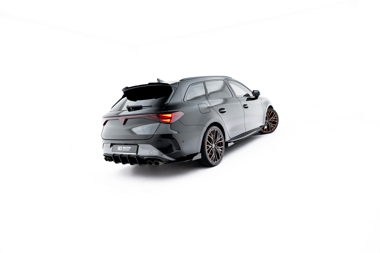 Street pro rear side splitters + flaps cupra leon st mk1 facelift
