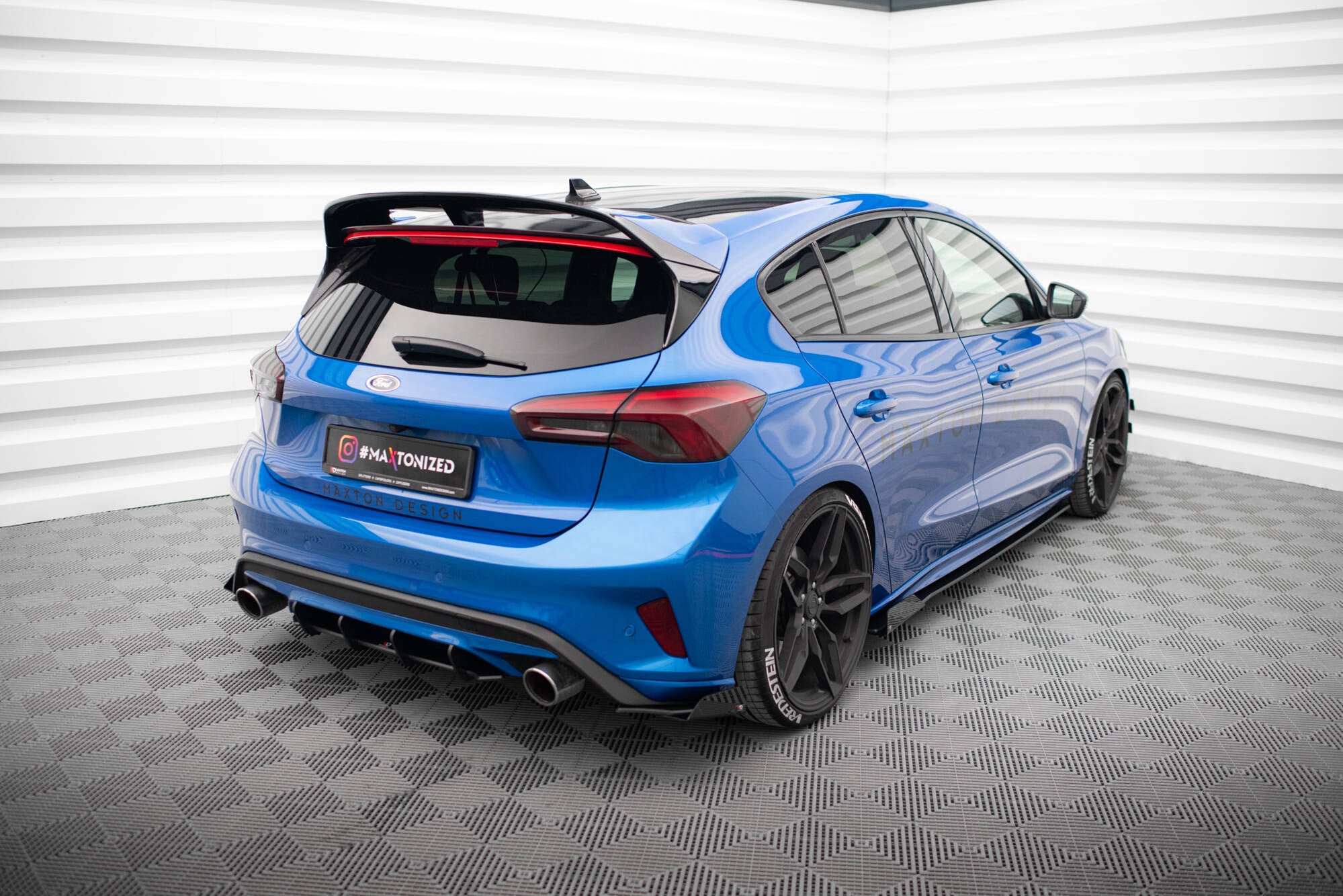 Street pro rear side splitters + flaps ford focus st mk4