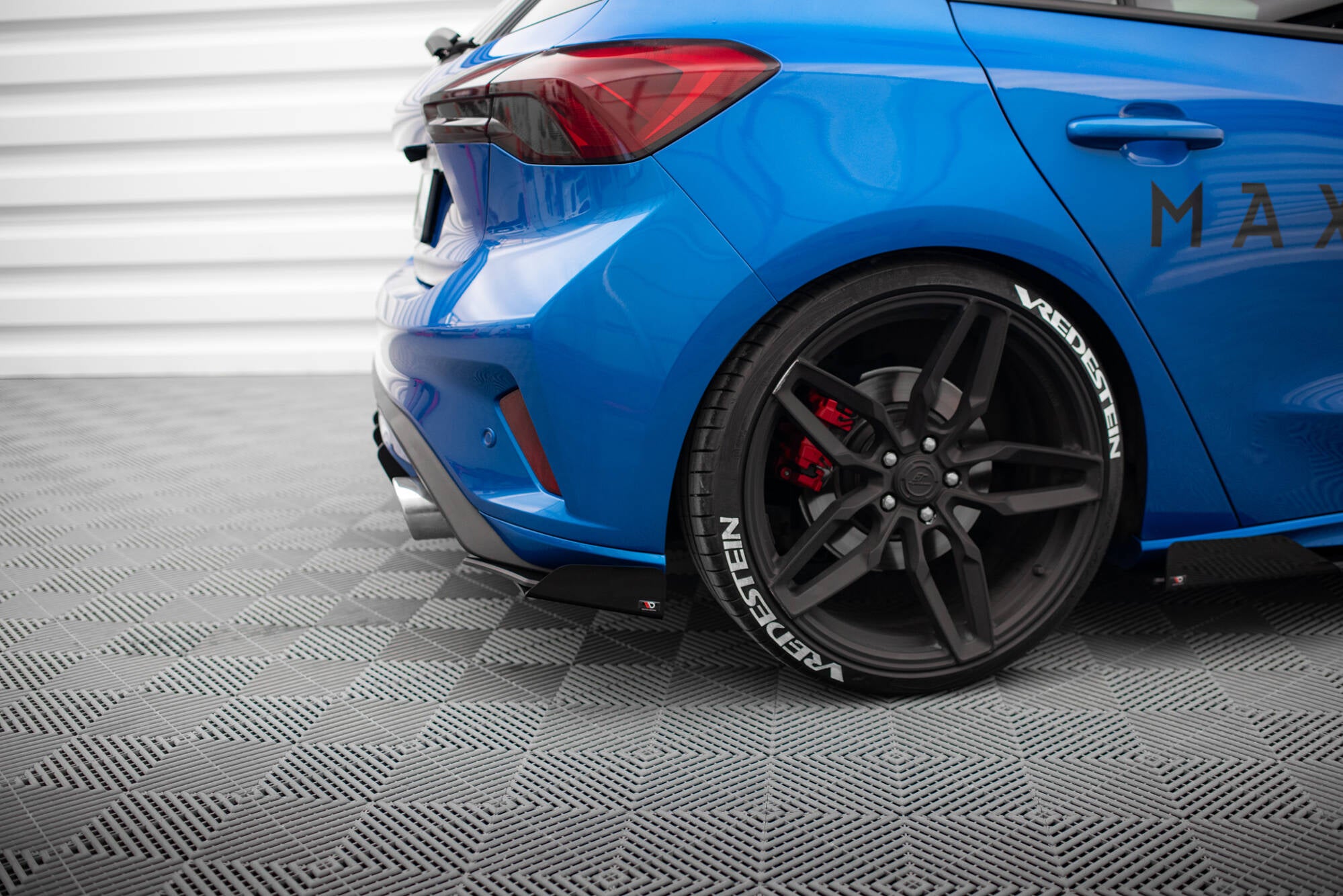Street pro rear side splitters + flaps ford focus st mk4