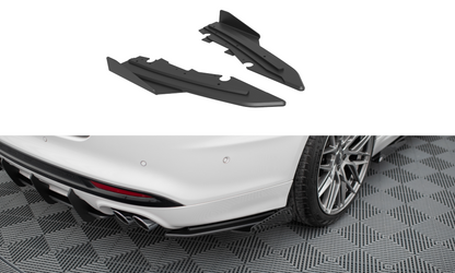 Street pro rear side splitters + flaps ford mondeo sport mk5 facelift / fusion sport mk2 facelift
