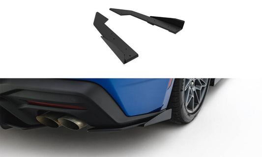 Street pro rear side splitters + flaps ford mustang gt mk7