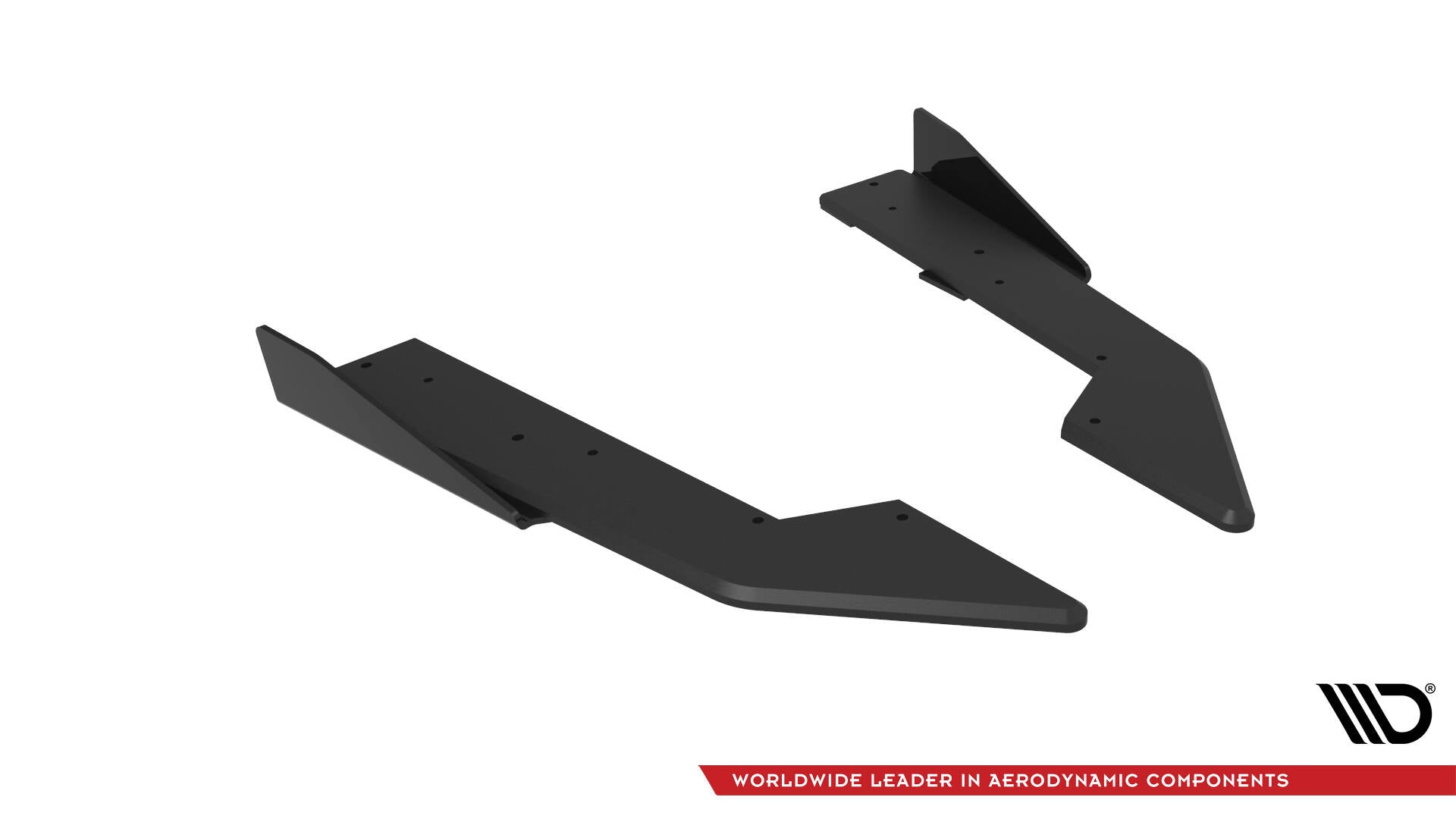 Street pro rear side splitters + flaps ford mustang gt mk7